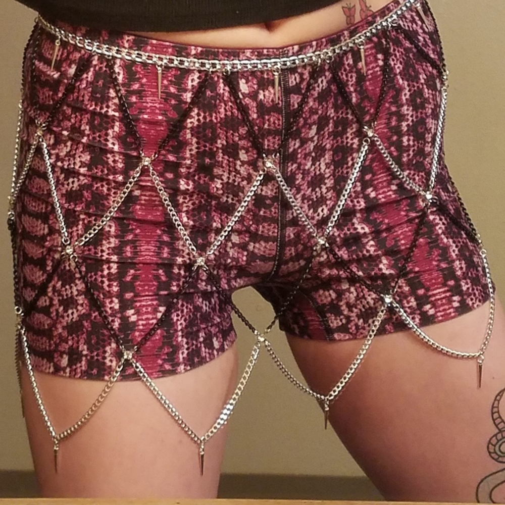 HAND MADE Chain skirt